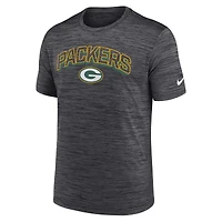 Men's Nike Charcoal Green Bay Packers Primetime Velocity Dri-FIT T-Shirt