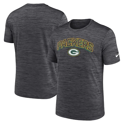 Men's Nike Charcoal Green Bay Packers Primetime Velocity Dri-FIT T-Shirt