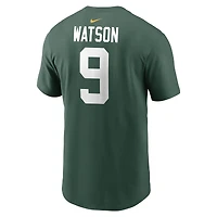 Men's Nike Christian Watson Green Bay Packers Player Name & Number T-Shirt