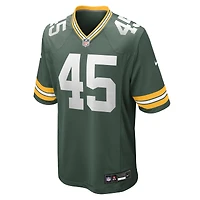 Maillot Nike Collin Oliver Green pour homme, équipe des Bay Packers