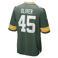 Maillot Nike Collin Oliver Green pour homme, équipe des Bay Packers