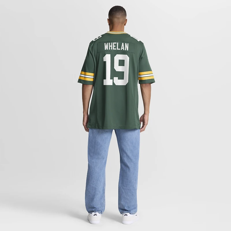 Maillot de match Nike Daniel Whelan pour homme, vert, des Packers Green Bay