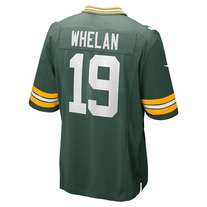 Maillot de match Nike Daniel Whelan pour homme, vert, des Packers Green Bay