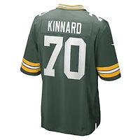 Maillot Nike Darian Kinnard pour homme, vert, équipe des Green Bay Packers