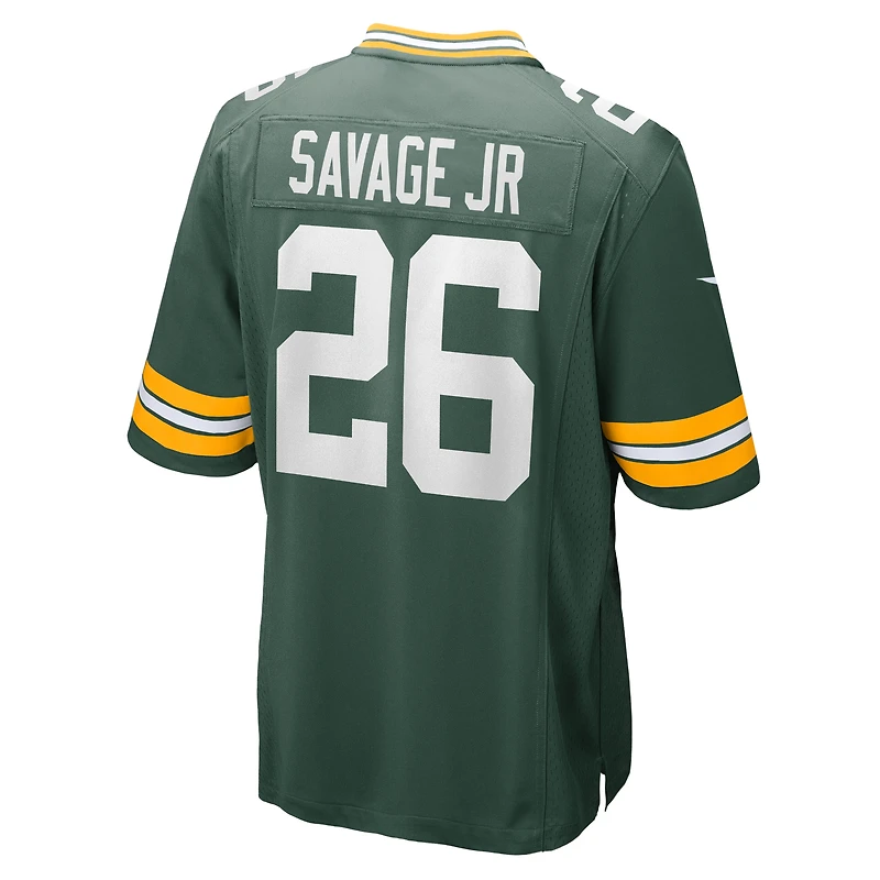 Maillot Nike Darnell Savage Jr. pour homme, vert, équipe de match des Packers Green Bay