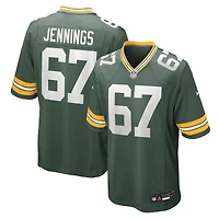 Maillot Nike Donovan Jennings vert pour homme, équipe des Packers de Green Bay
