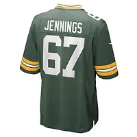 Maillot Nike Donovan Jennings vert pour homme, équipe des Packers de Green Bay