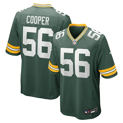 Maillot de match Nike Edgerrin Cooper pour homme, vert, Packers Green Bay