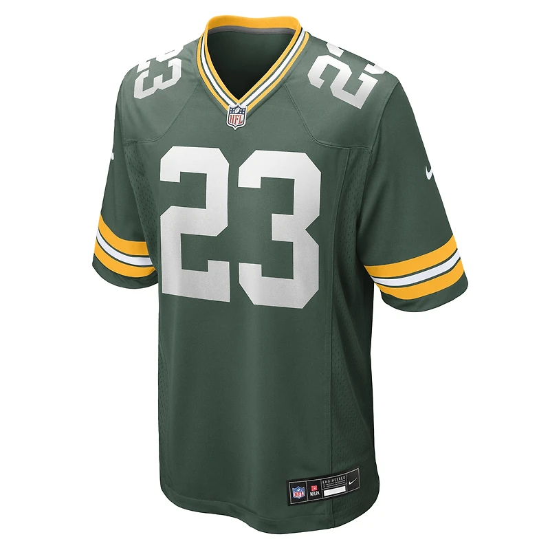 Maillot Nike Emanuel Wilson vert pour homme des Packers de Green Bay