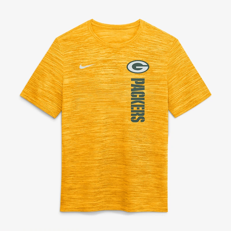 Men's Nike Gold Green Bay Packers Velocity Dri-FIT T-Shirt