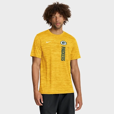Men's Nike Gold Green Bay Packers Velocity Dri-FIT T-Shirt