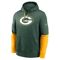 Sweat à capuche Nike Green Bay Packers 2024 Sideline Club pour homme