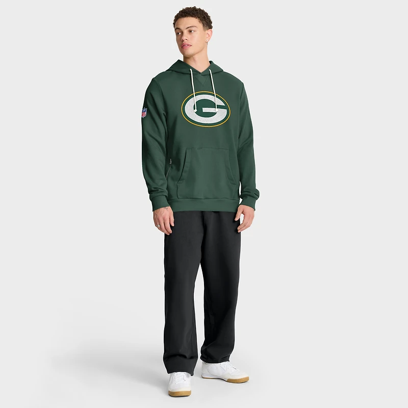 Sweat à capuche Nike Green Bay Packers 2025 Sideline Standard Issue Club Dri-FIT pour homme