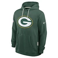 Men's Nike Green Bay Packers 2025 Sideline Standard Issue Club Dri-FIT Hoodie