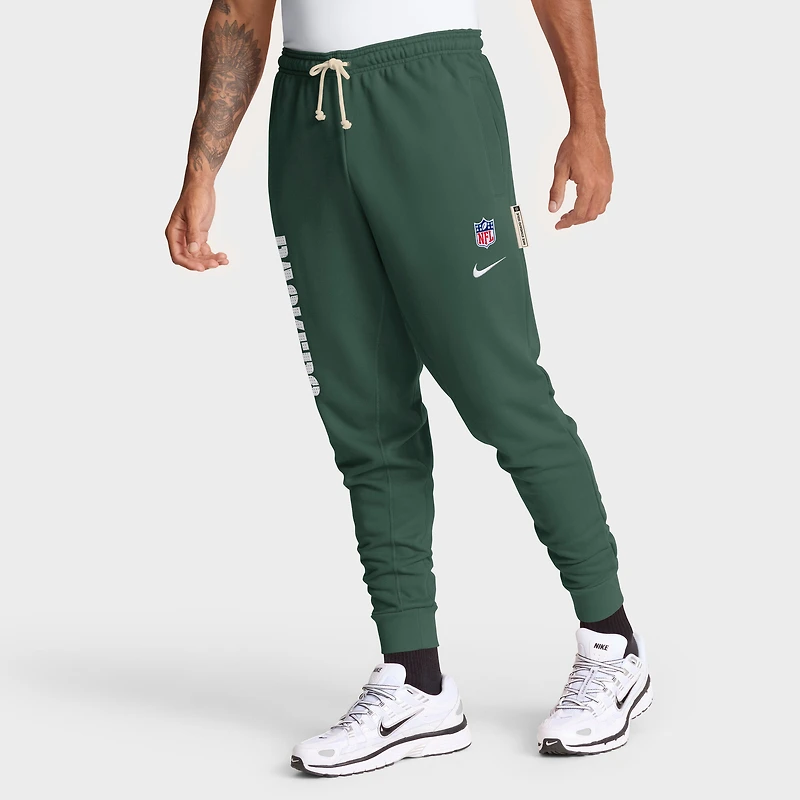 Pantalon Nike vert Green Bay Packers 2025 Sideline Standard Issue Ground Game Dri-FIT Taper pour homme