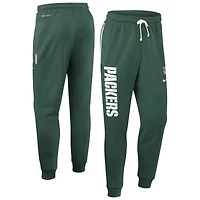 Pantalon Nike vert Green Bay Packers 2025 Sideline Standard Issue Ground Game Dri-FIT Taper pour homme