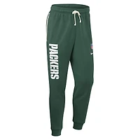 Pantalon Nike vert Green Bay Packers 2025 Sideline Standard Issue Ground Game Dri-FIT Taper pour homme