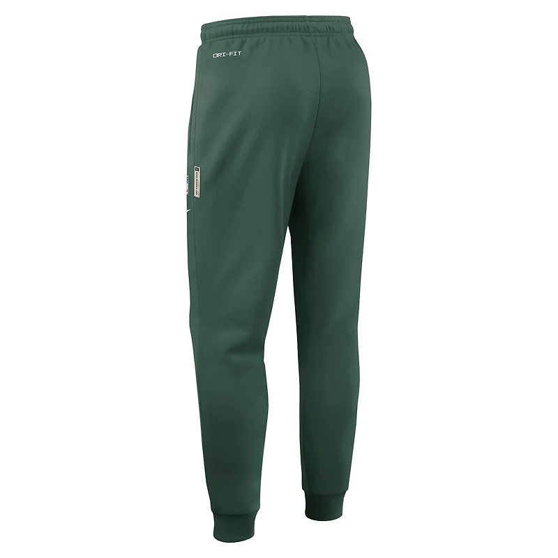 Pantalon Nike vert Green Bay Packers 2025 Sideline Standard Issue Ground Game Dri-FIT Taper pour homme