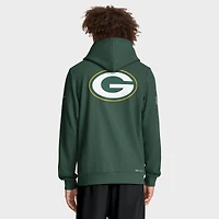 Sweat à capuche Nike Green Bay Packers 2025 Sideline Standard Issue Utility Player Dri-FIT entièrement zippé pour homme