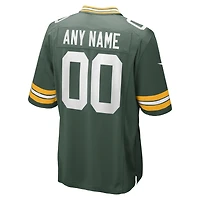 Packers de Green Bay Nike vert pour homme - Maillot match personnalisé