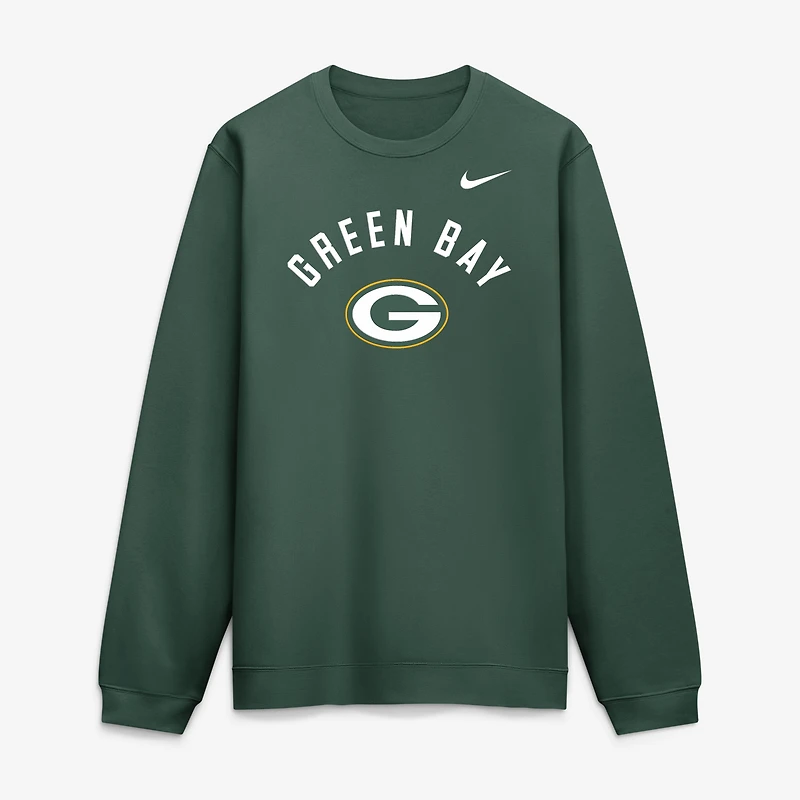Men's Nike  Green Bay Packers Defensive Leader Club Fleece Pullover Sweatshirt