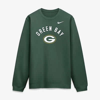 Men's Nike  Green Bay Packers Defensive Leader Club Fleece Pullover Sweatshirt
