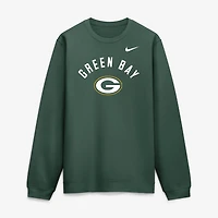 Men's Nike  Green Bay Packers Defensive Leader Club Fleece Pullover Sweatshirt