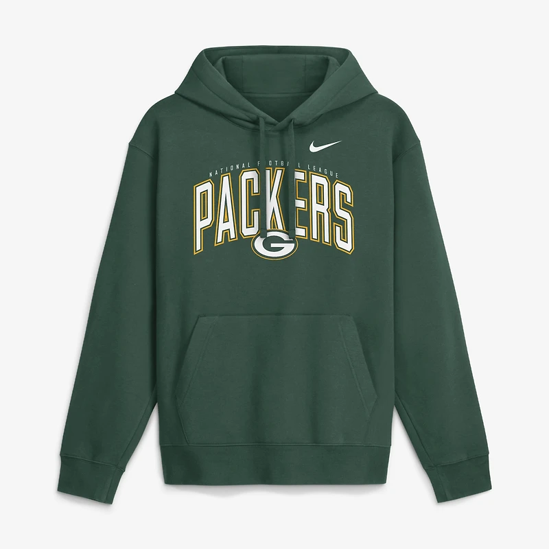 Men's Nike Green Bay Packers Expect Victory Club Fleece Pullover Hoodie