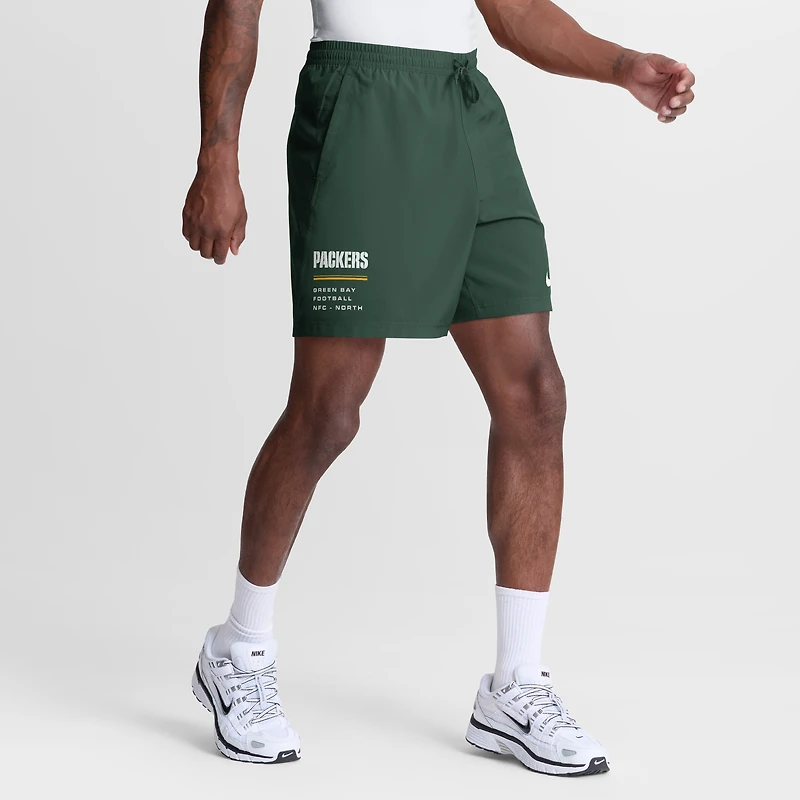 Short Nike Form Dri-FIT vert Green Bay Packers pour homme