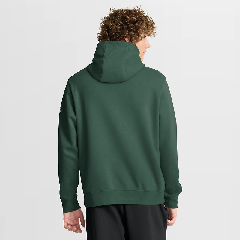 Sweat à capuche en molleton Nike Green Bay Packers Full Blitz Club pour homme
