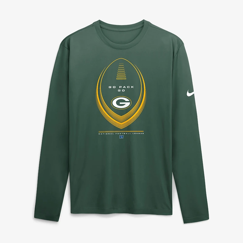 Men's Nike Green Bay Packers Legend Icon Dri-FIT Long Sleeve T-Shirt