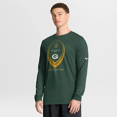 Men's Nike Green Bay Packers Legend Icon Dri-FIT Long Sleeve T-Shirt