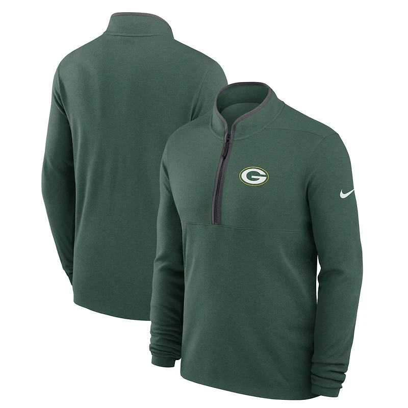 Pull Nike Green Bay Packers léger Victory Dri-FIT à demi-zip pour homme