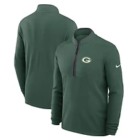 Pull Nike Green Bay Packers léger Victory Dri-FIT à demi-zip pour homme
