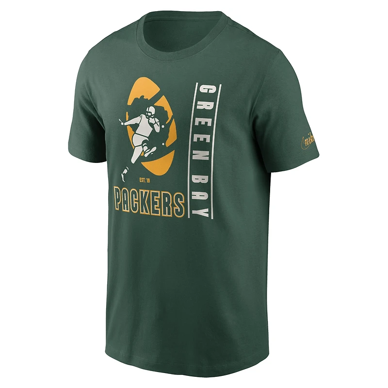 Men's Nike Green Bay Packers Lockup Essential T-Shirt