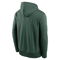 Sweat à capuche Nike Green Bay Packers Performance pour homme
