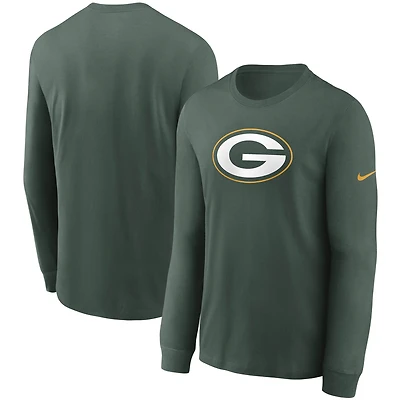 Men's Nike Green Bay Packers Primary Logo Long Sleeve T-Shirt