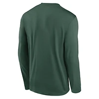 Men's Nike Green Bay Packers Primetime Legend Icon Performance Long Sleeve T-Shirt