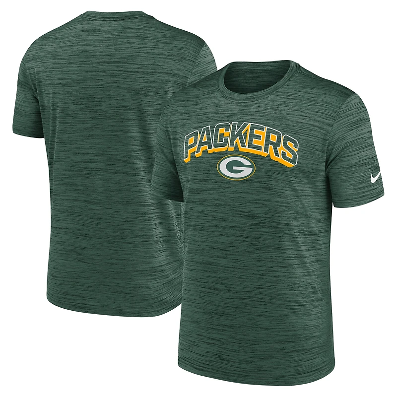 T-shirt Nike Velocity Performance vert des Packers de Green Bay pour homme