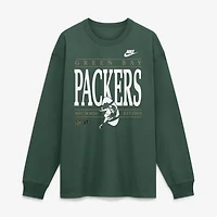 Men's Nike Green Bay Packers Red Zone Long Sleeve Max 90 T-Shirt