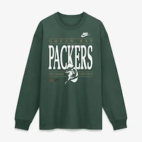 Men's Nike Green Bay Packers Red Zone Long Sleeve Max 90 T-Shirt
