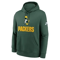Men's Nike Green Bay Packers Rewind Club Pullover Hoodie