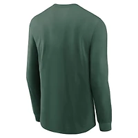 Men's Nike Green Bay Packers Rewind Long Sleeve T-Shirt