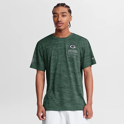 Men's Nike Green Bay Packers Sideline Double Covered Dri-FIT Velocity T-Shirt