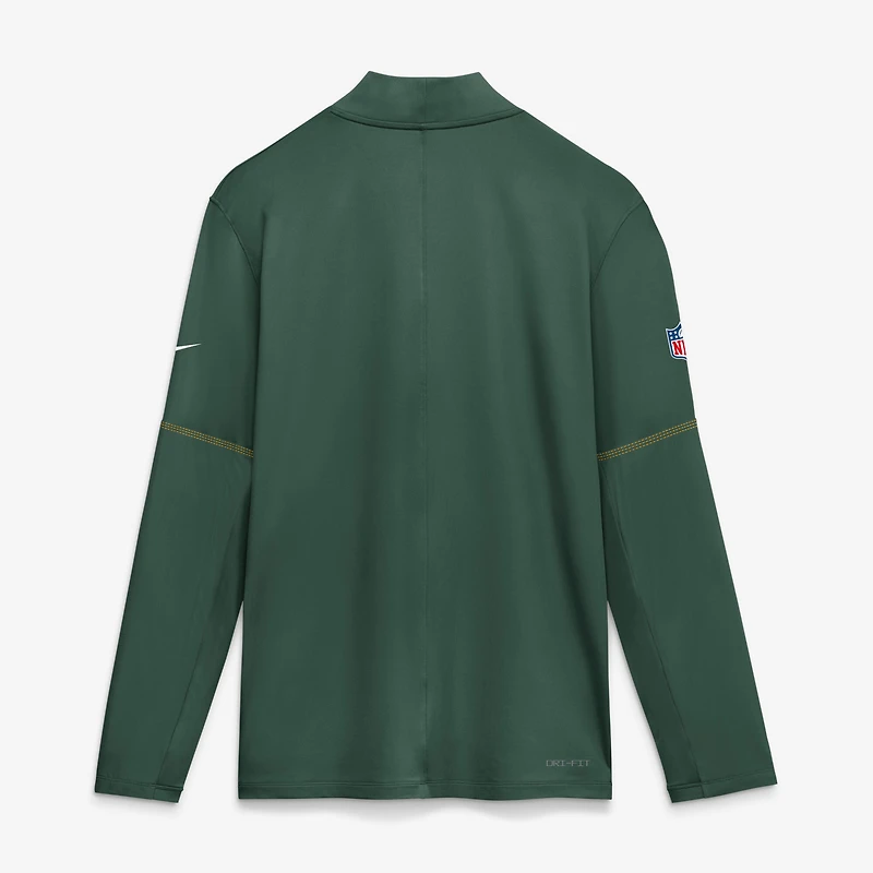 Men's Nike  Green Bay Packers Sideline Dri-FIT Half-Zip Pullover