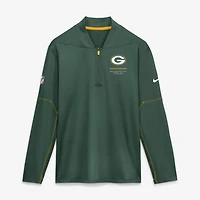 Men's Nike  Green Bay Packers Sideline Dri-FIT Half-Zip Pullover