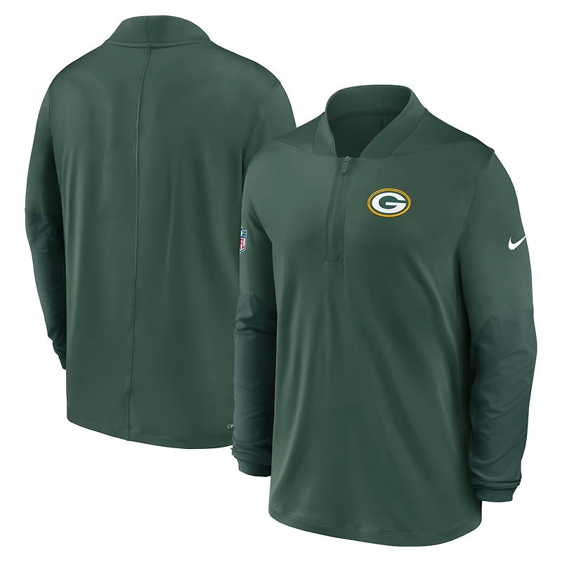 Men's Nike Green Bay Packers Sideline Dri-FIT Half-Zip Pullover