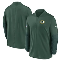 Men's Nike Green Bay Packers Sideline Dri-FIT Half-Zip Pullover