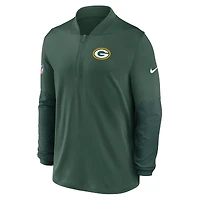 Men's Nike Green Bay Packers Sideline Dri-FIT Half-Zip Pullover