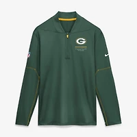 Men's Nike Green Bay Packers Sideline Dri-FIT Half-Zip Pullover